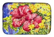Load image into Gallery viewer, Flower - Hibiscus Dish Drying Mat – Absorbent, Artistic Kitchen Essentials 6056DDM