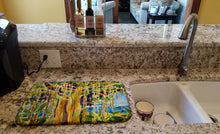 Load image into Gallery viewer, Tree - Banyan Tree Dish Drying Mat – Absorbent, Artistic Kitchen Essentials 6064DDM