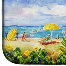 Load image into Gallery viewer, Beach Resort view from the condo Dish Drying Mat – Absorbent, Artistic Kitchen Essentials 6065DDM