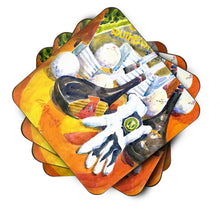 Load image into Gallery viewer, Southeastern Golf Clubs with glove and balls Coasters - Set of 4 Lightweight Foam, Absorbent Drink Coasters