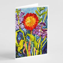 Load image into Gallery viewer, Flower - Sunflower Greeting Cards -  Blank Note Cards – 8-Pack of Artist-Designed Cards with Envelopes