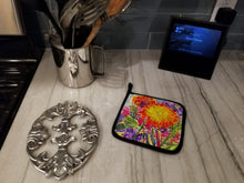 Load image into Gallery viewer, Aster Pot Holders - Set of 2 Decorative Kitchen Helpers | Made in the USA 6077PTHD