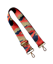 Load image into Gallery viewer, Camo Print Adjustable Bag Strap - Gold Hardware