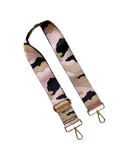 Load image into Gallery viewer, Camo Print Adjustable Bag Strap - Gold Hardware