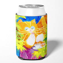 Load image into Gallery viewer, Cat Tea Time Can or Bottle Beverage Insulator Hugger