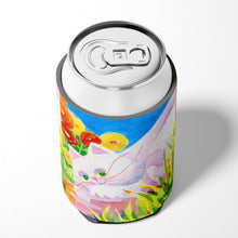 Load image into Gallery viewer, White Cat Can or Bottle Beverage Insulator Hugger