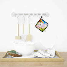 Load image into Gallery viewer, White Cat Pot Holders - Set of 2 Decorative Kitchen Helpers | Made in the USA 6102PTHD