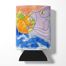 Load image into Gallery viewer, Cat and the Big Fish Can or Bottle Beverage Insulator Hugger