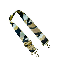 Load image into Gallery viewer, Camo Print Adjustable Bag Strap - Gold Hardware