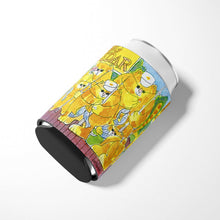 Load image into Gallery viewer, Orange Tabby Fishing Cats Can or Bottle Beverage Insulator Hugger