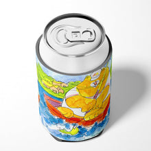 Load image into Gallery viewer, Big Orange Cat Fishing Can or Bottle Beverage Insulator Hugger