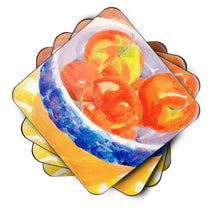 Load image into Gallery viewer, Bowl of Apples Coasters - Set of 4 Lightweight Foam, Absorbent Drink Coasters