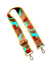 Load image into Gallery viewer, Camo Print Adjustable Bag Strap - Gold Hardware