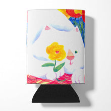 Load image into Gallery viewer, Big white Cat Can or Bottle Beverage Insulator Hugger