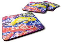 Load image into Gallery viewer, Fish - Koi in the pond Coasters - Set of 4 Lightweight Foam, Absorbent Drink Coasters