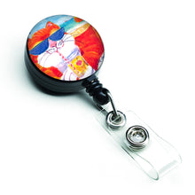 Load image into Gallery viewer, Cool Cat with Sunglasses at the beach Retractable Badge Reel 6118BR