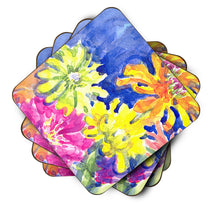 Load image into Gallery viewer, Flower Coasters - Set of 4 Lightweight Foam, Absorbent Drink Coasters