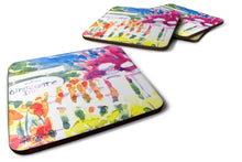 Load image into Gallery viewer, Whitegate Inn fence Houses Coasters - Set of 4 Lightweight Foam, Absorbent Drink Coasters