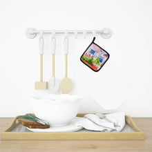 Load image into Gallery viewer, Beach View between the Houses Pot Holders - Set of 2 Decorative Kitchen Helpers | Made in the USA 6125PTHD