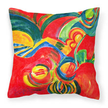 Load image into Gallery viewer, Christmas Holly Berries Abstract Throw Pillow - 14x14 Decorative Pillow – Art for Your Home &amp; Patio 6128PW1414