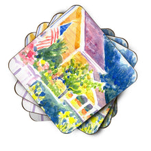 Load image into Gallery viewer, Houses Coasters - Set of 4 Lightweight Foam, Absorbent Drink Coasters