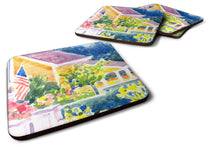 Load image into Gallery viewer, Houses Coasters - Set of 4 Lightweight Foam, Absorbent Drink Coasters
