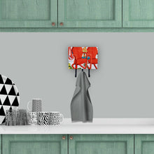 Load image into Gallery viewer, Red Chairs Patio View Leash or Key Holder 6140TH68