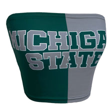 Load image into Gallery viewer, Michigan State Two Tone Tube Top