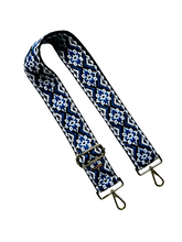 Load image into Gallery viewer, Aztec Diamond Guitar Purse Strap