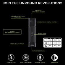 Load image into Gallery viewer, FLATEYE™ F-310 LED Flashlight - 310 Lumen Flashlight