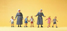 Load image into Gallery viewer, Preiser 10533 HO Scale Protestant Sisters -- With Children