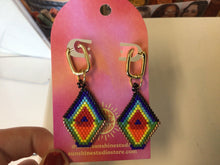 Load image into Gallery viewer, Unique Beaded Colorful Earrings
