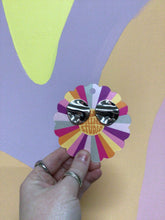 Load image into Gallery viewer, Crumpled Titanium Circle Studs