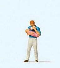 Load image into Gallery viewer, Preiser 28177 HO Scale Father w/Baby