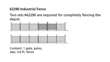Load image into Gallery viewer, Piko 62290 G Scale Industrial Fence