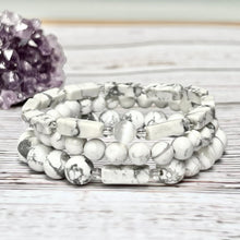 Load image into Gallery viewer, Tranquil Sleep White Turquoise Bracelet Pack (Set Of 3)