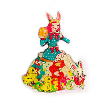 Load image into Gallery viewer, Easter Egg Girl &amp; Friends Brooch