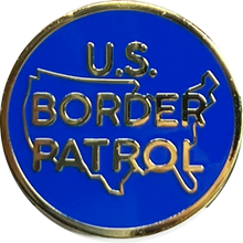 Load image into Gallery viewer, BL1-09B CBP US Border Patrol 6 piece historic through the years Honor First lapel pin set