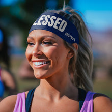 Load image into Gallery viewer, Motivational Headbands (3.5" Tapered)