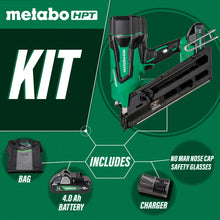 Load image into Gallery viewer, Metabo HPT NR1890DCSTM 18V MultiVolt Cordless 3-1/2" Paper Tape Framing Nailer