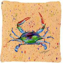Load image into Gallery viewer, Crab Decorative   Canvas Fabric Pillow