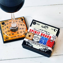 Load image into Gallery viewer, Summon Some Spirits: Spooky Spirit Board Drink Coaster Set