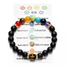 Load image into Gallery viewer, 7 Chakra Symmetry &amp; Balance Bracelet