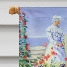 Load image into Gallery viewer, Boston Terrier Three in a Row Flag Canvas House Size