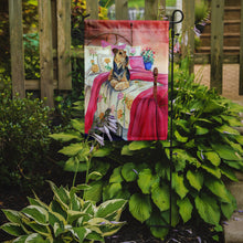 Load image into Gallery viewer, Airedale Terrier Waiting on Mom Garden Flag – Decorative Outdoor Yard Flag