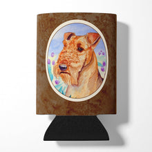 Load image into Gallery viewer, Airedale Terrier in Flowers Can or Bottle Hugger 7007CC