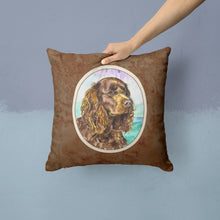 Load image into Gallery viewer, American Water Spaniel Throw Pillow - 14x14 Decorative Pillow – Art for Your Home &amp; Patio 7008PW1414