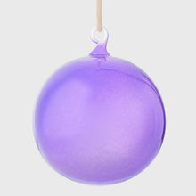 Load image into Gallery viewer, Glass bubble balls, amethyst, set of three