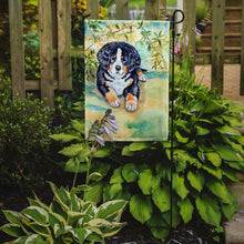 Load image into Gallery viewer, Bernese Mountain Dog Puppy Garden Flag – Decorative Outdoor Yard Flag