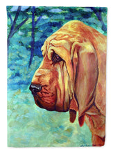 Load image into Gallery viewer, Bloodhound Thoughtful Garden Flag – Decorative Outdoor Yard Flag